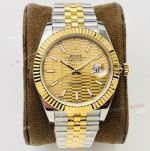 VR Factory Replica Rolex Datejust II 41mm Yellow Motif Dial Watch Seagull 2824